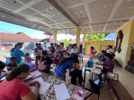 KEGIATAN RUTIN POSYANDU BANJAR DINAS KELOD KANGIN DAN BANJAR DINAS KELOD KAUH